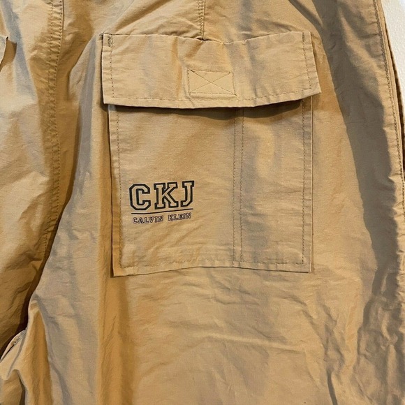 Calvin Klein Jeans Bermuda Shorts Men Large Brown - Picture 7 of 8